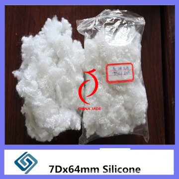 Recycled Hollow Conjugated Silicon Fiber 7 Denier Fiber